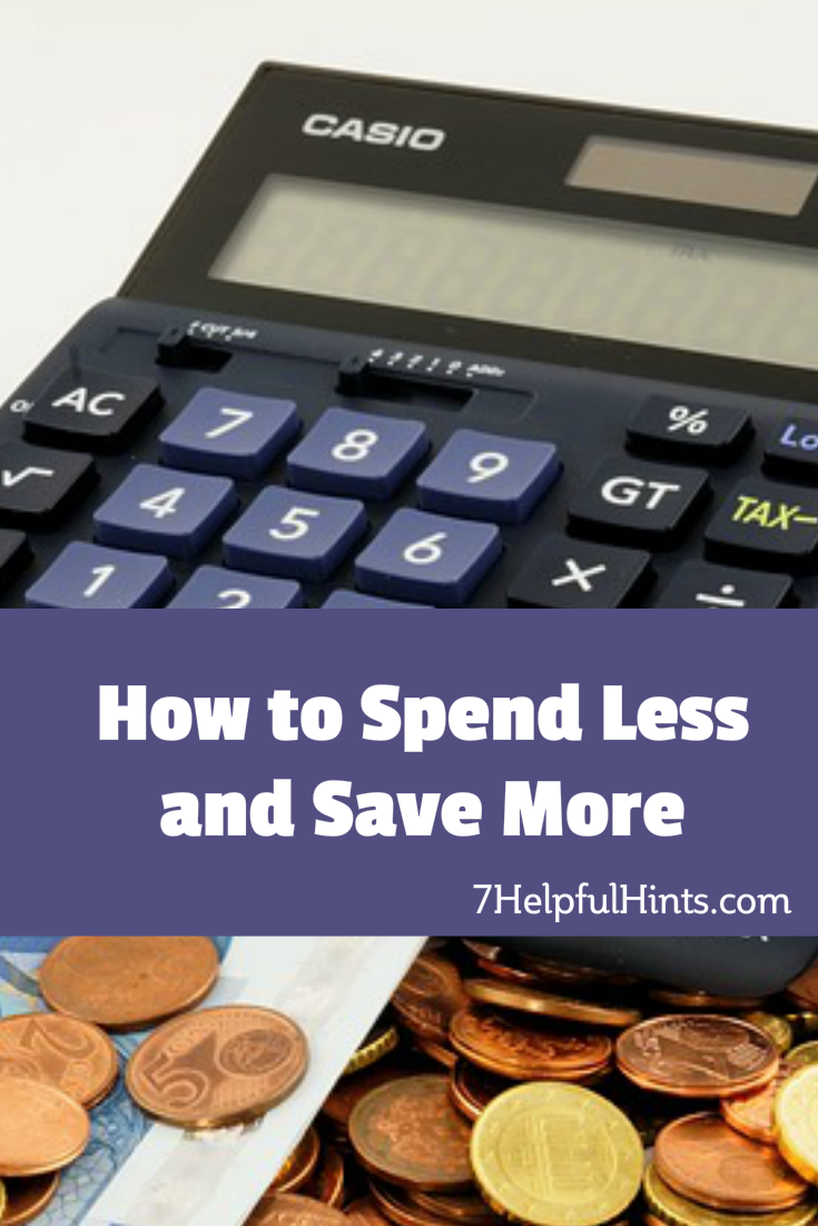 how to spend less and save more