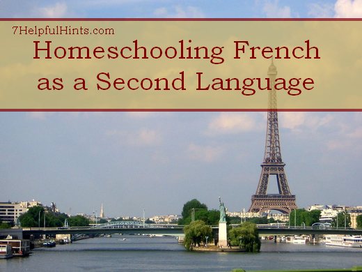 homeschooling French as a second language